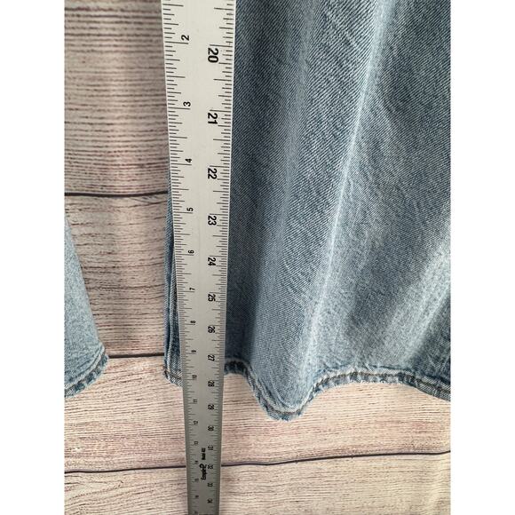 American Eagle '90s Bootcut Jeans Womens 16 Blue Light Wash Denim - Picture 12 of 13